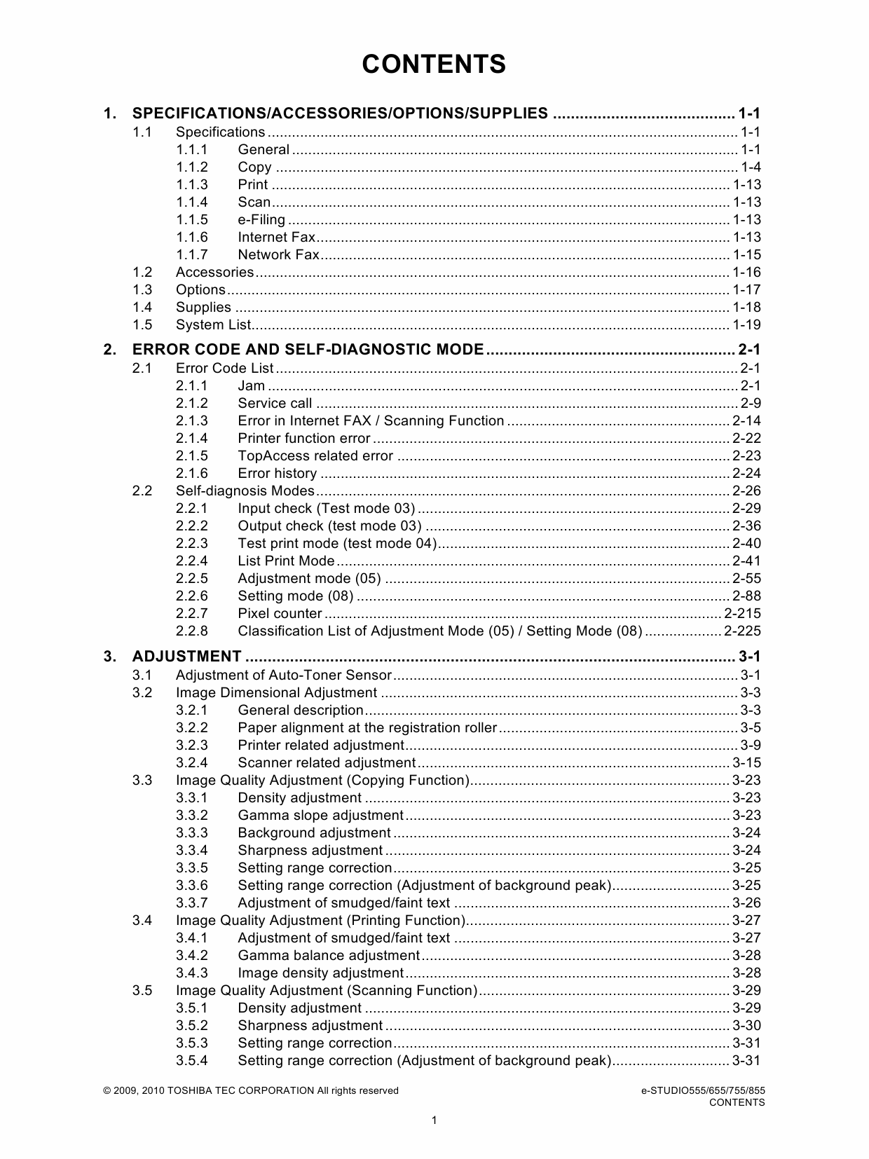 TOSHIBA e-STUDIO 555 655 755 855 Service Handbook-2